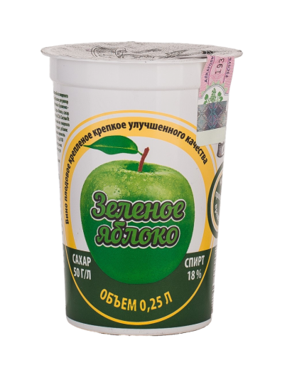 Вино плодовое «Зелёное яблоко»